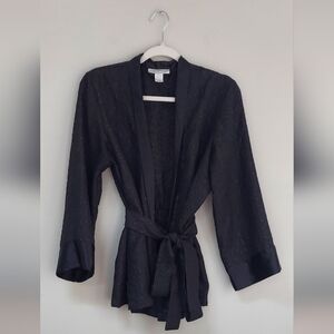 Morgan Taylor Intimates Black Robe